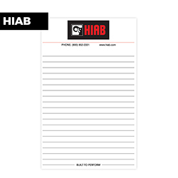 5 3/8" x 8 3/8"  NOTEPAD, 50 SHEETS (IN)