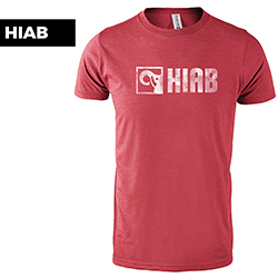 HEATHER RED S/S T-SHIRT (IN) - HIAB