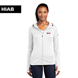 LADIES TECH FLEECE FULL ZIP HOODED JACKET